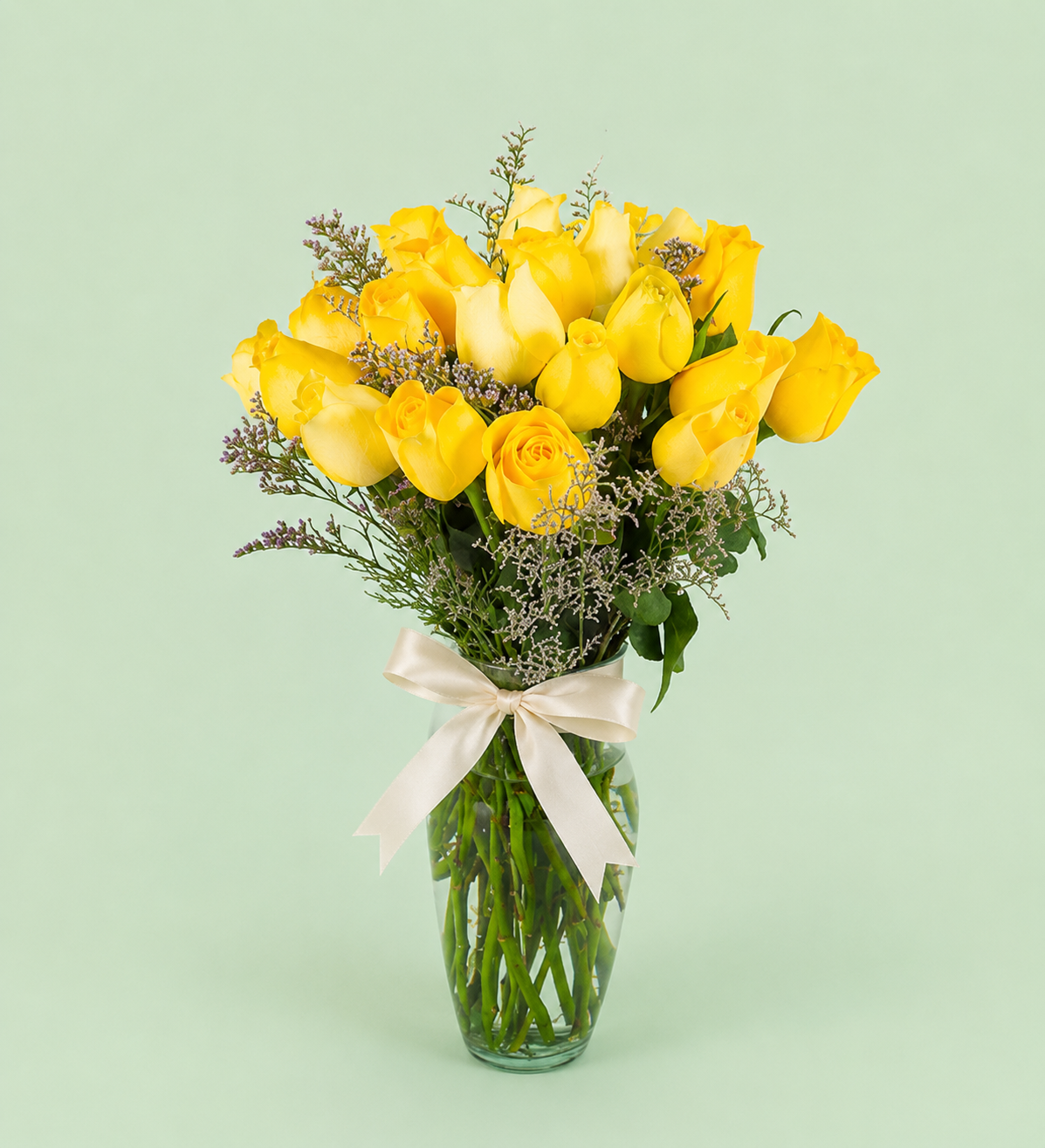 24 Yellow Roses