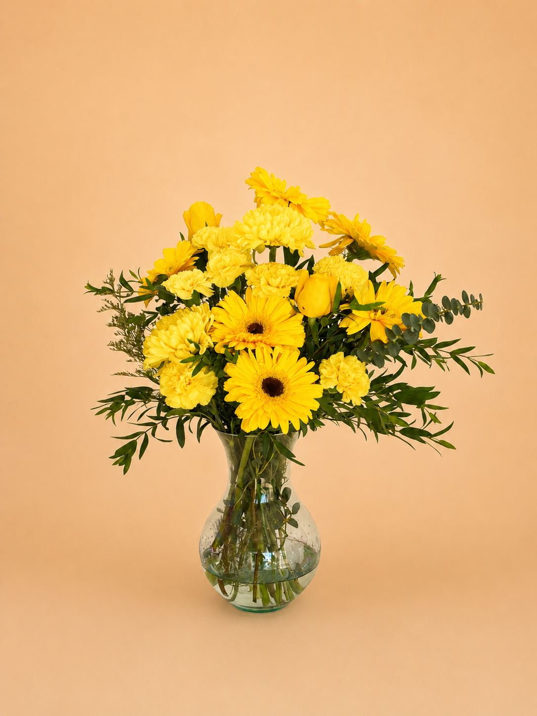 Yellow Flowers in Vase