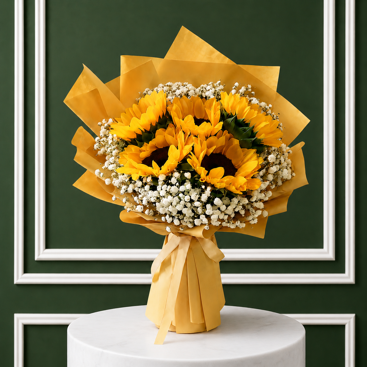 Fresh sunflowers delivery