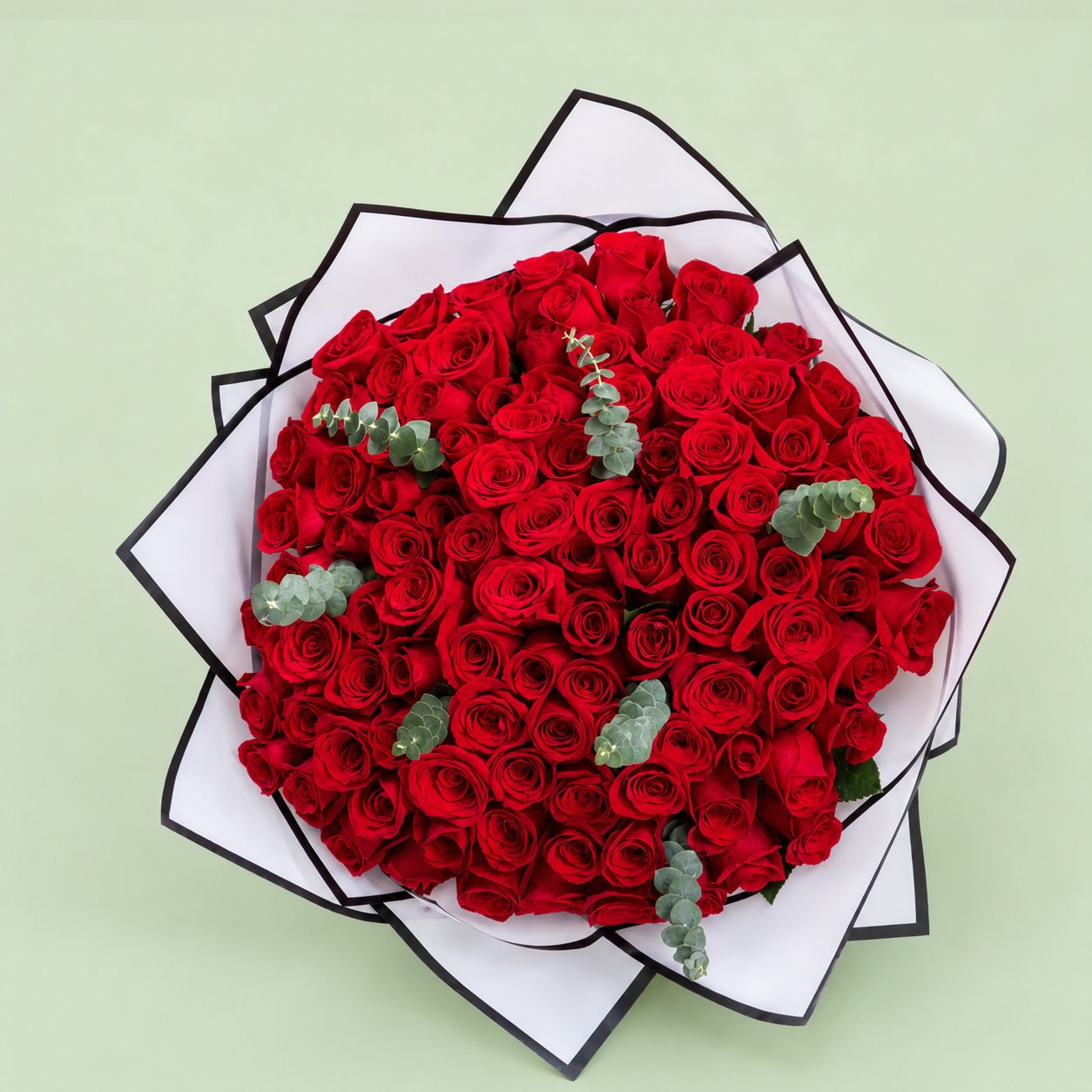 100 Red Roses